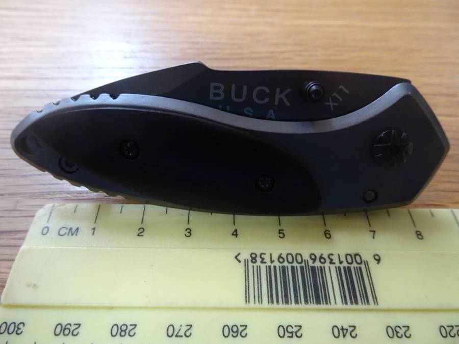 Stunning Black Buck X11 Folding Pocket Knife - Made In USA - In Good Condition