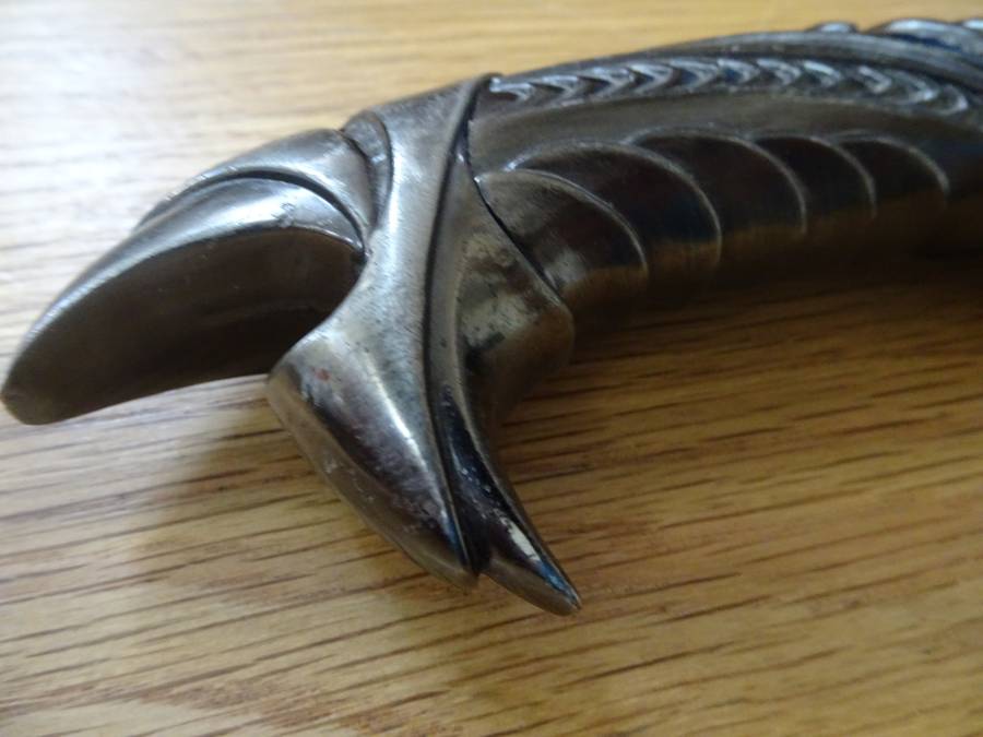 Very Large Interesting Decorative Gothic Dagger - In Good Condition