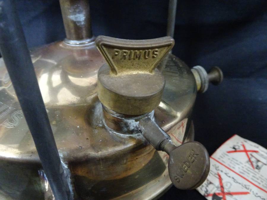 Stunning Vintage No. 1 Primus Trade Mark Camping Stove With Accesories - In Good Condition