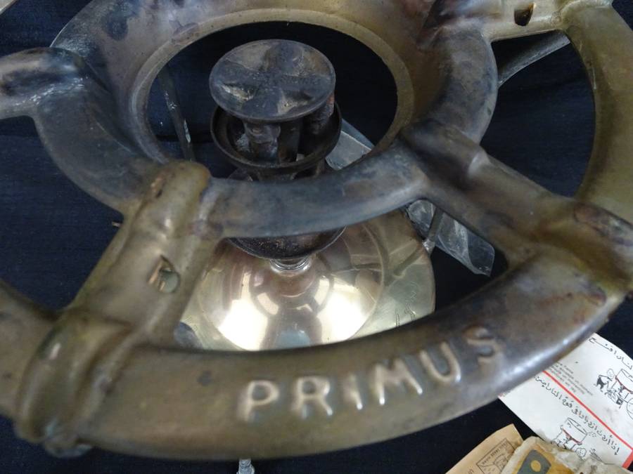 Stunning Vintage No. 1 Primus Trade Mark Camping Stove With Accesories - In Good Condition