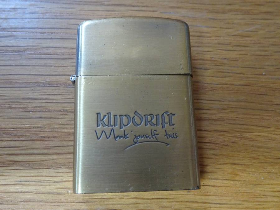 Stunning Klipdrift "Maak Jouself Tuis" Lighter - In Good Condition - See Description