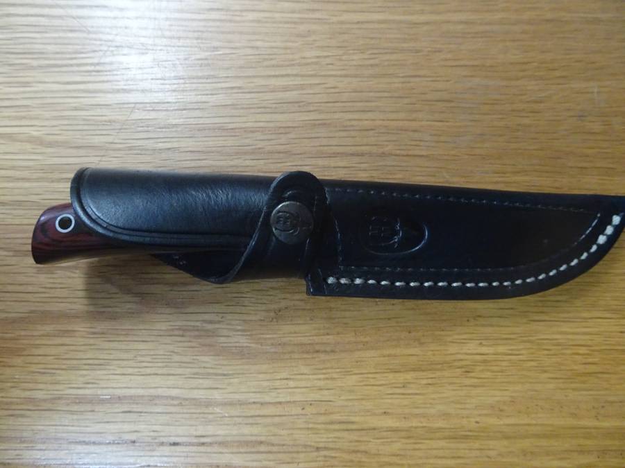 Stunning Muela Eagle Spain Made - Molibdeno Vanadio Hunting Knife In Original Leather Bag