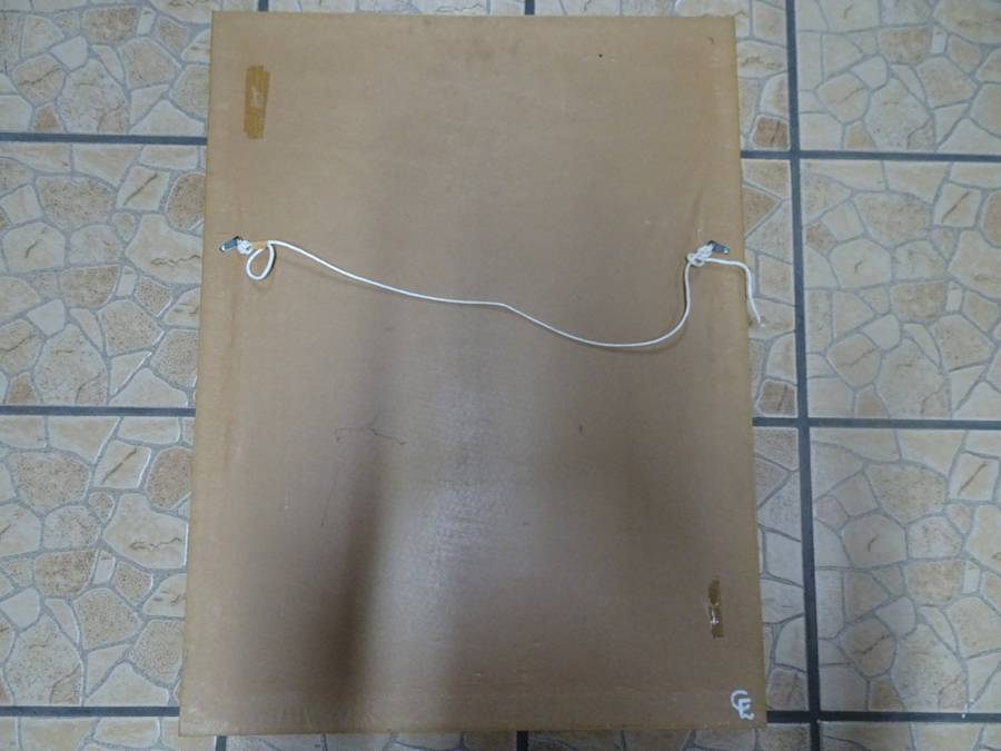 Beautiful Large Oil On Board Of a Lady In Pink By South African Artist Rinus Muller 1999