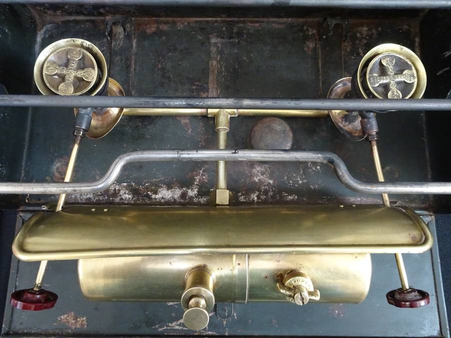 Rare Vintage Optimus Sweden Campingo Double Burner Camping Stove With Accessories - See Description