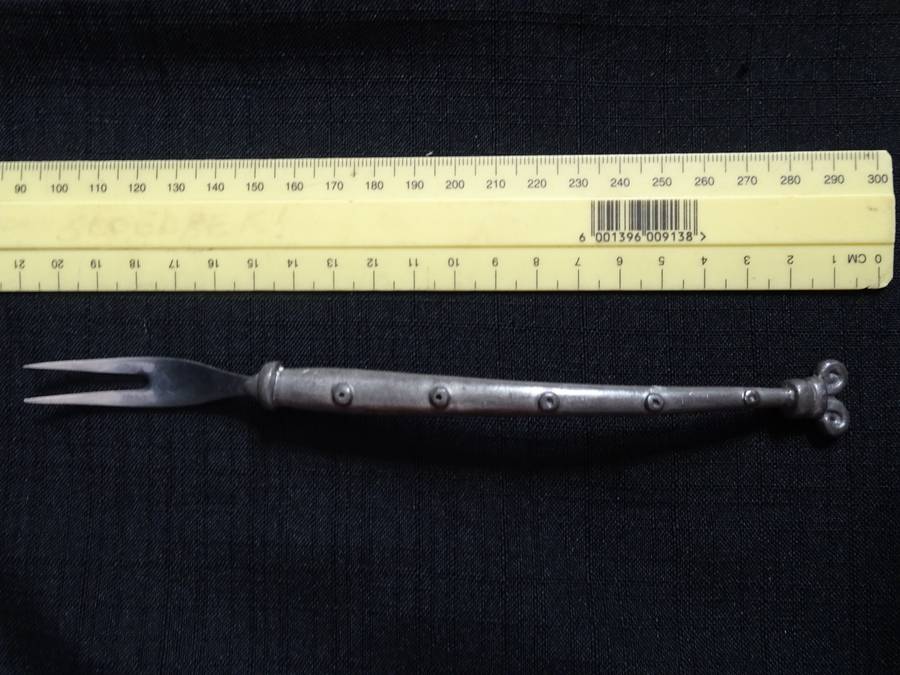 Carrol Boyes Pickle Appetizer Fork - Good Condition 19 cm