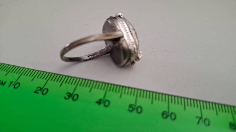 Sterling Silver Lanco Swiss Movement 17 Jewels Ring Watch - Not Tested 8.9 grams