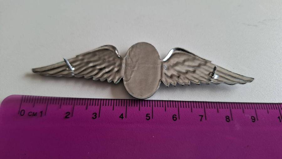 SADF Parachute Staticline Instuctor Full Size Wing - Worn from 1970's -Excellent Condition