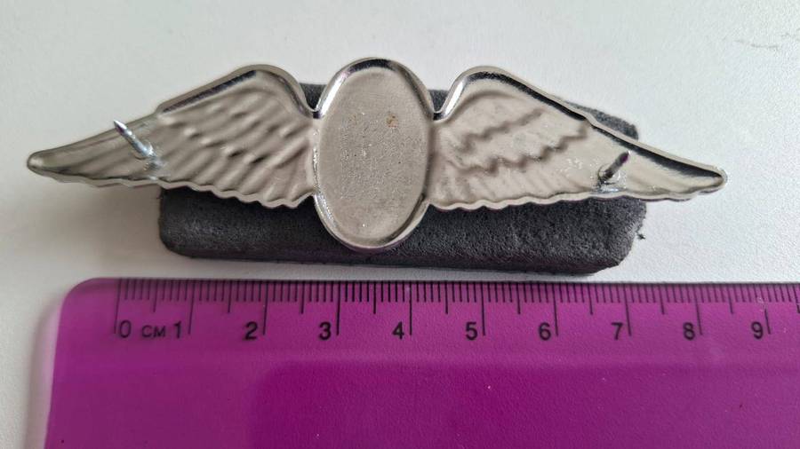SADF Freefall Parachute Instructor Wing Badge - Excellent Condition - Pins intact