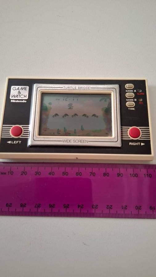 Nintendo Game &  Watch - Turtle Bridge handheld Electronic Game (1982) working Condition