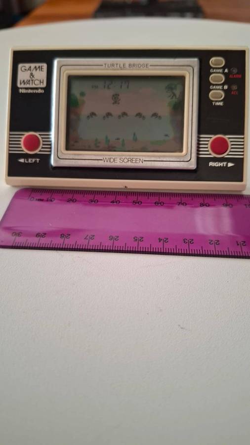 Nintendo Game &  Watch - Turtle Bridge handheld Electronic Game (1982) working Condition