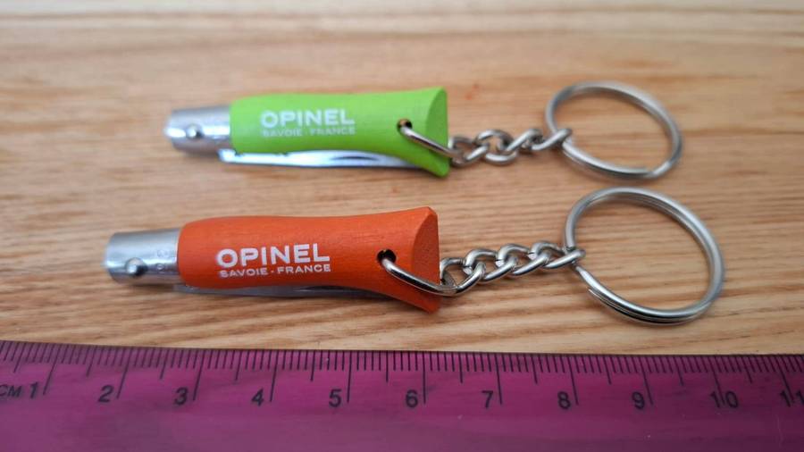 Two Opinel Savoir France Keyring Pocket Knifes in Excellent Condition