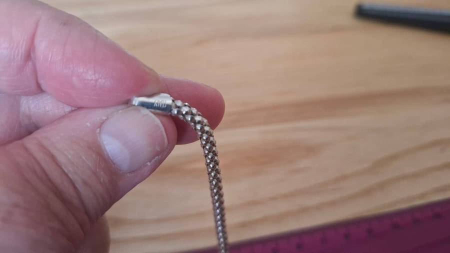 Beautiful 925 Sterling Italy Silver Bracelet   - In excellent condition 17.5 cm long (4.2 grams)