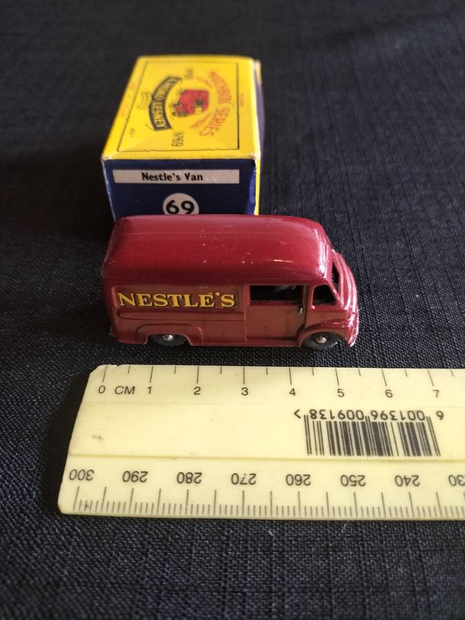 Very Rare Vintage Moko Lesney Matchbox Series NO 69 - Nestle's Van- Made in England - Good Condition