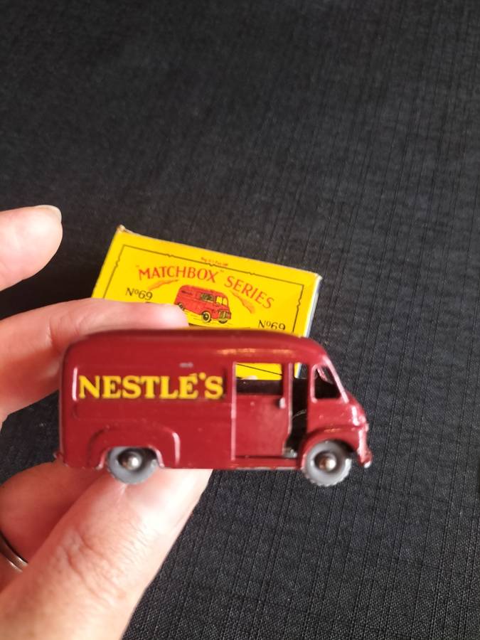 Very Rare Vintage Moko Lesney Matchbox Series NO 69 - Nestle's Van- Made in England - Good Condition