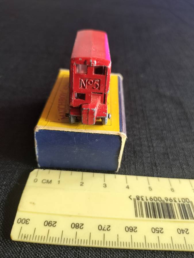 Very Rare Vintage Moko Lesney Matchbox Series NO 5 - The London Bus- Made in England