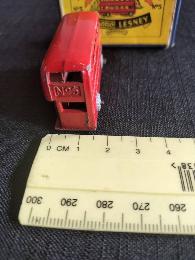 Very Rare Vintage Moko Lesney Matchbox Series NO 5 - The London Bus- Made in England