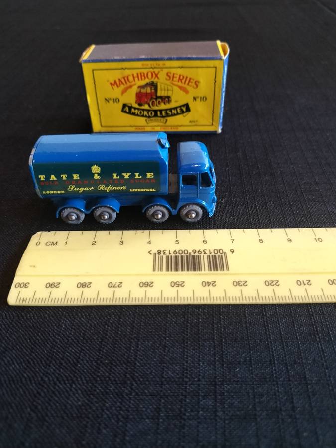 Very Rare Vintage Moko Lesney Matchbox Series NO 10 - Foden Sugar Container- Made in England