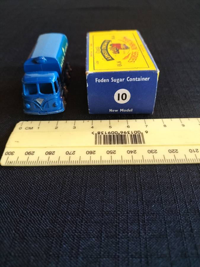Very Rare Vintage Moko Lesney Matchbox Series NO 10 - Foden Sugar Container- Made in England