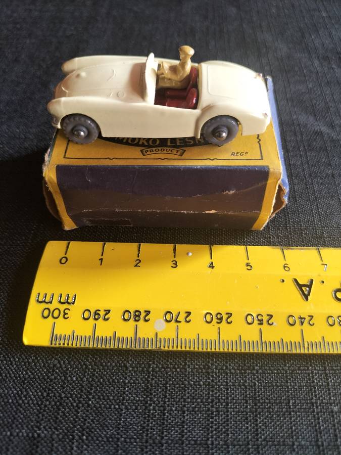 Very Rare Vintage Moko Lesney Match Box Series NO19 -MG.A Sport Car  - Made in England