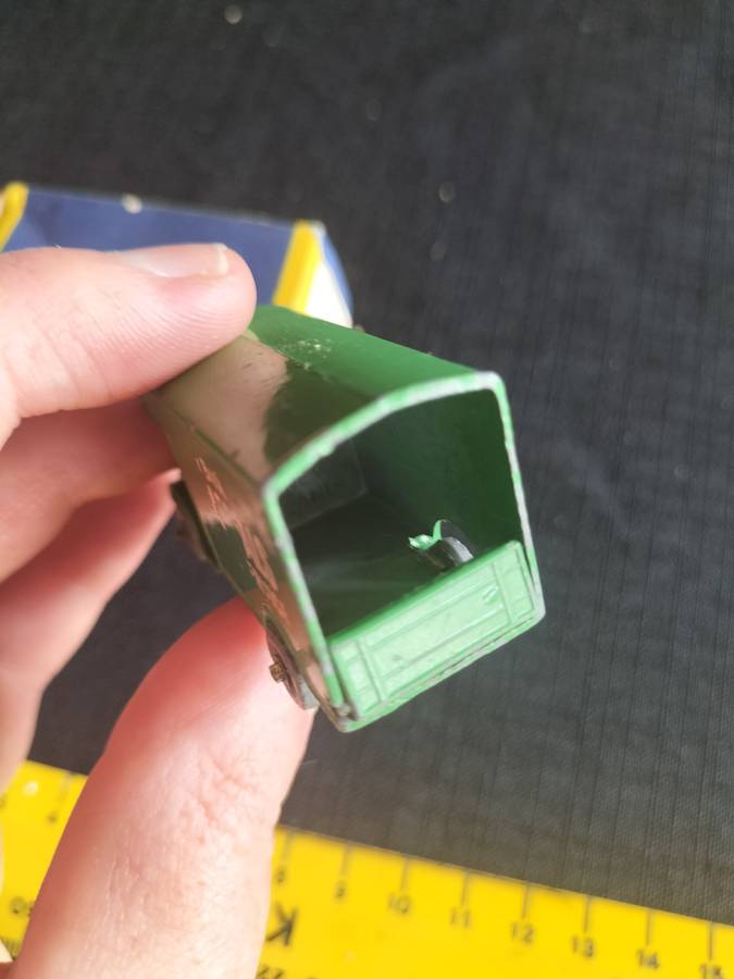 Very Rare Vintage Moko Lesney Match Box Series NO17 - Green Bedford Removals Van - Made in England