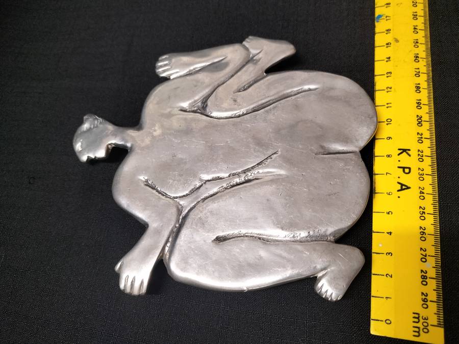 Beautiful Vintage Carrol Boyes Nude Woman Design Trivet/ Pot stand