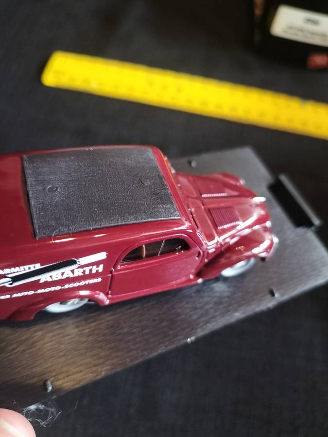 Vintage Brumm R266 Fiat 500C Furgoncino - Marmitte Abarth 1956 -Scale 1/43 -Good Condition