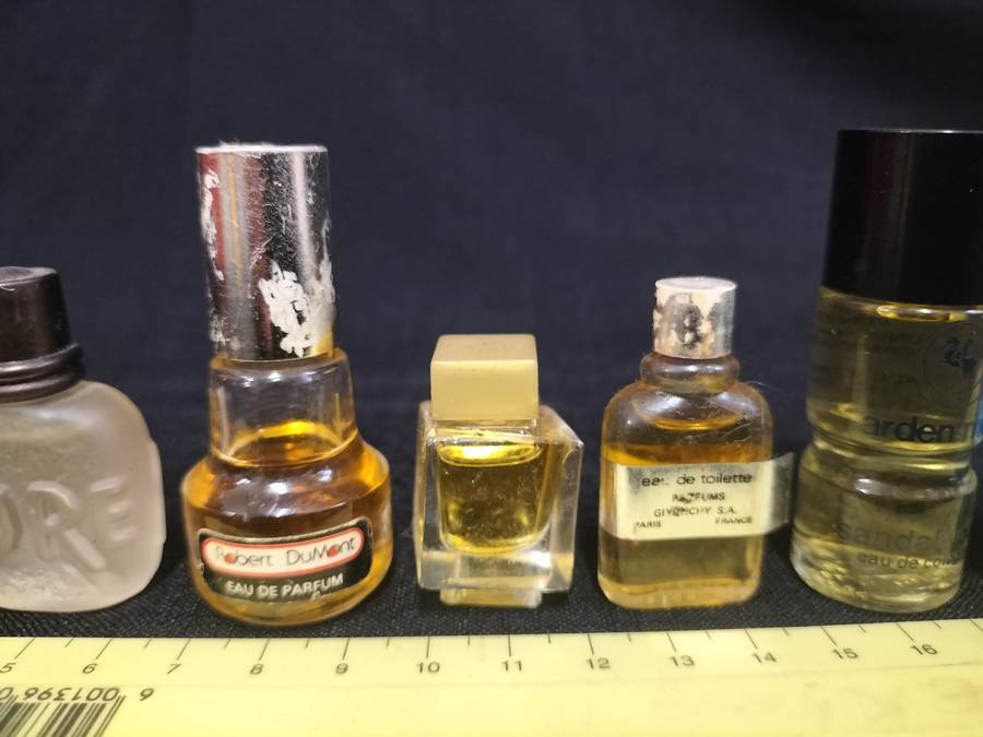 Collection of 10 Vintage Miniature Perfumes