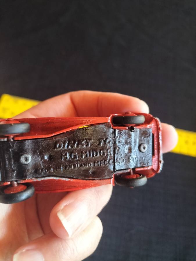Very Rare Vintage Dinky Toys -NO129  M.G Midget Sport -Made in England