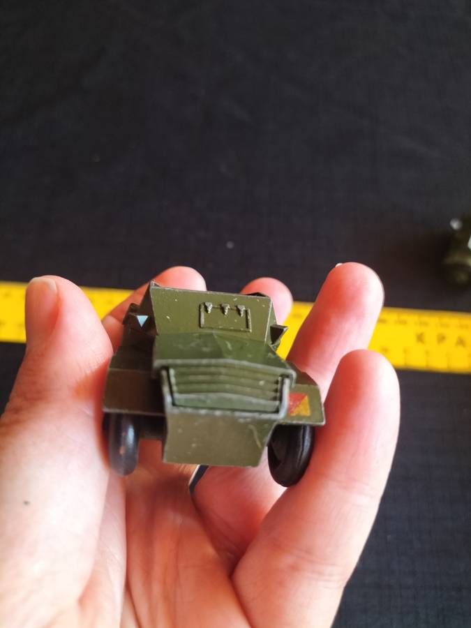 Very Rare Vintage Dinky Toys - NO673-  Meccano LTD - Army Scout Car- Made in England