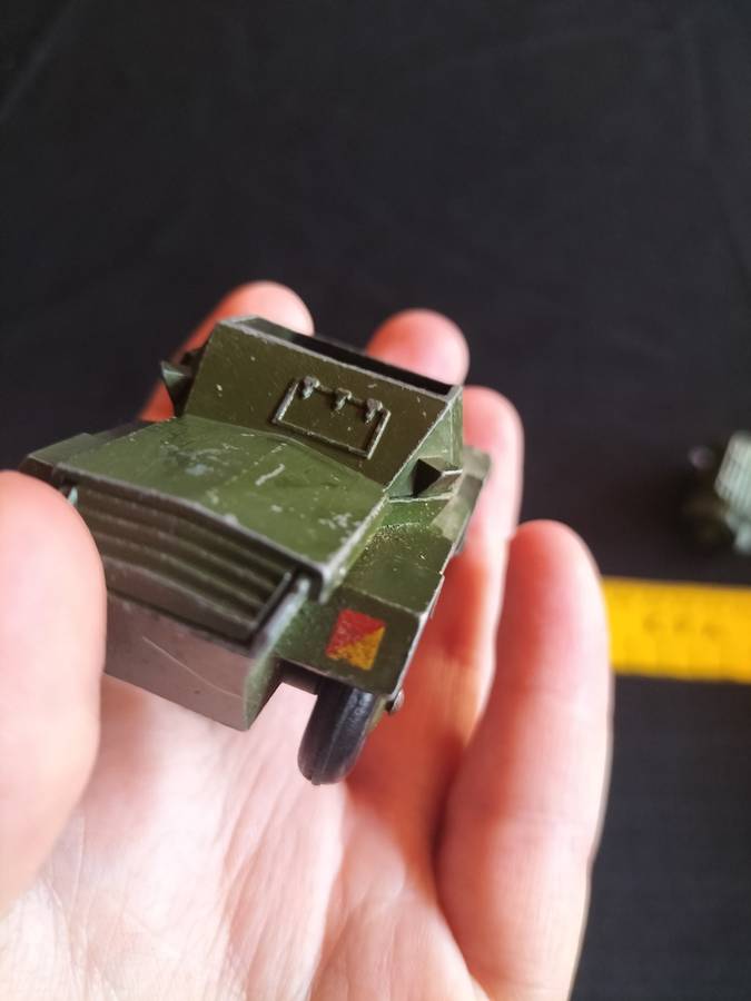 Very Rare Vintage Dinky Toys - NO673-  Meccano LTD - Army Scout Car- Made in England