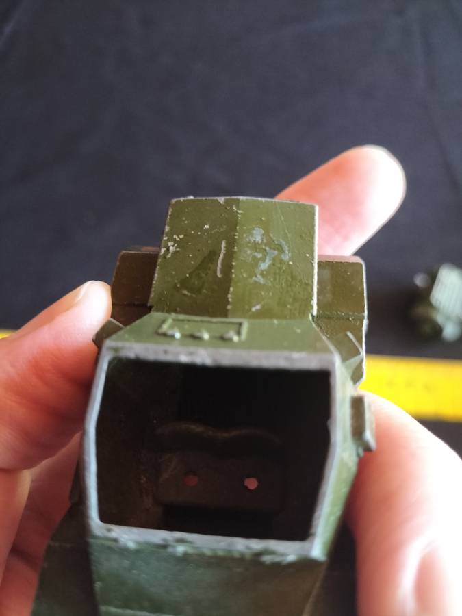 Very Rare Vintage Dinky Toys - NO673-  Meccano LTD - Army Scout Car- Made in England