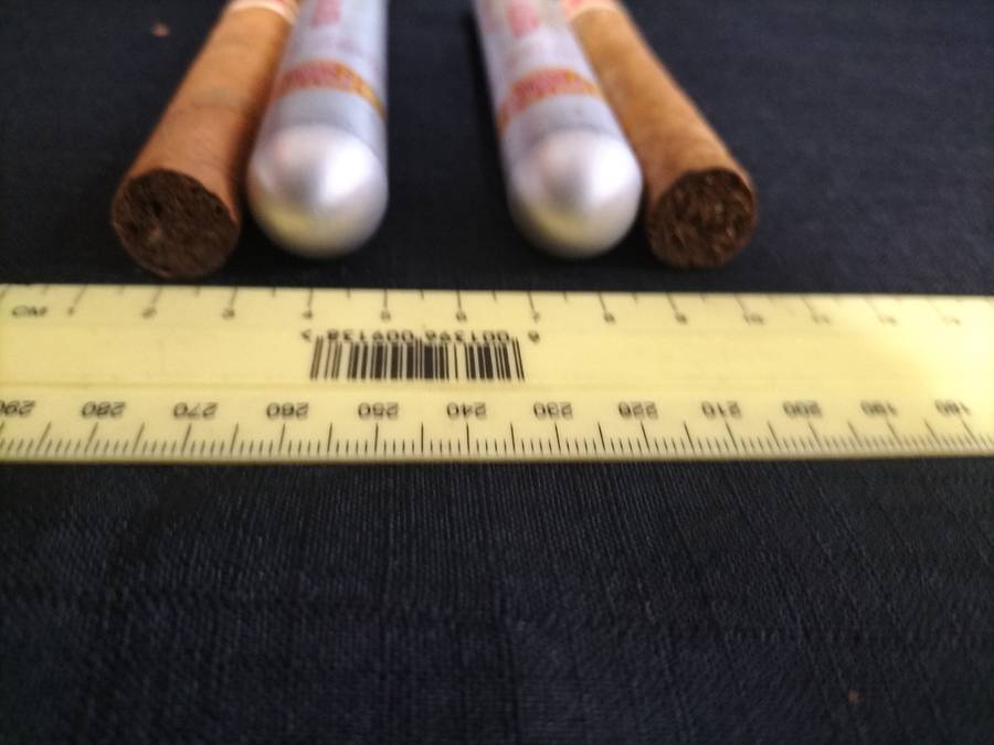 Two Remeo Y Julieta No2 Cigars in Their Aluminum Tubes -  Made in Cuba - View Description