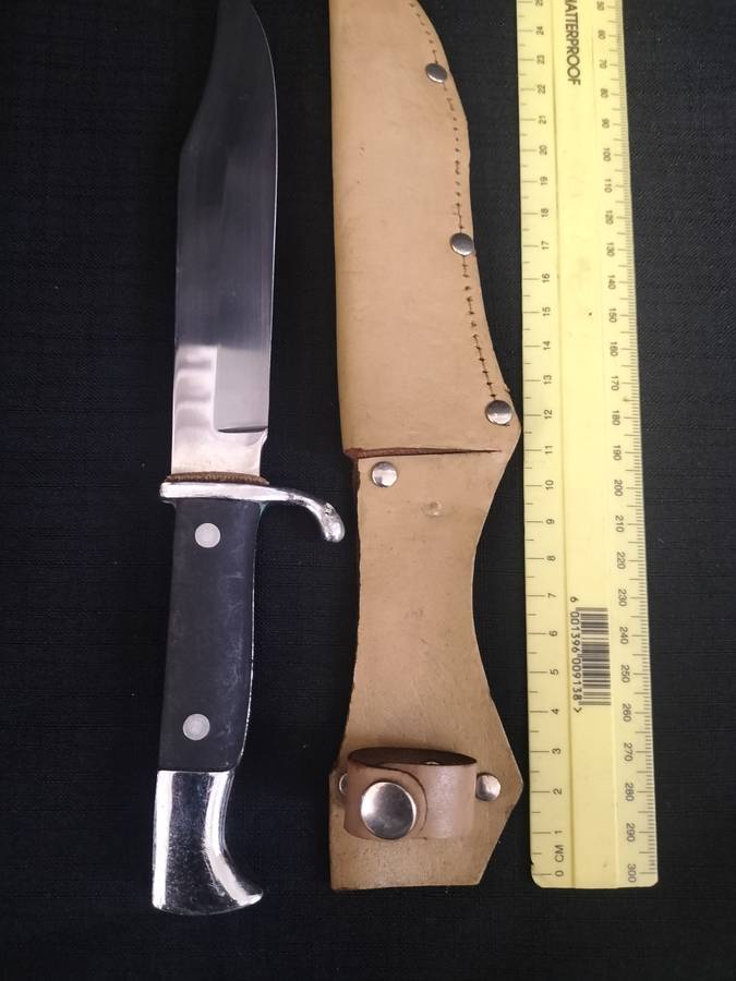 Tramontina Inox - Stainless Steel Hunting Knife with Sheath- Made in Brazil