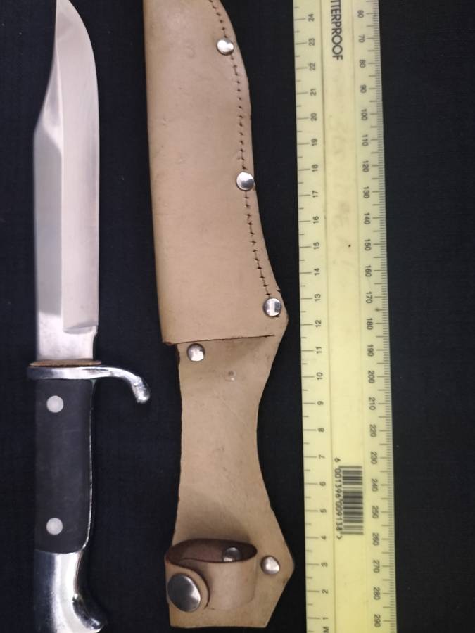 Tramontina Inox - Stainless Steel Hunting Knife with Sheath- Made in Brazil