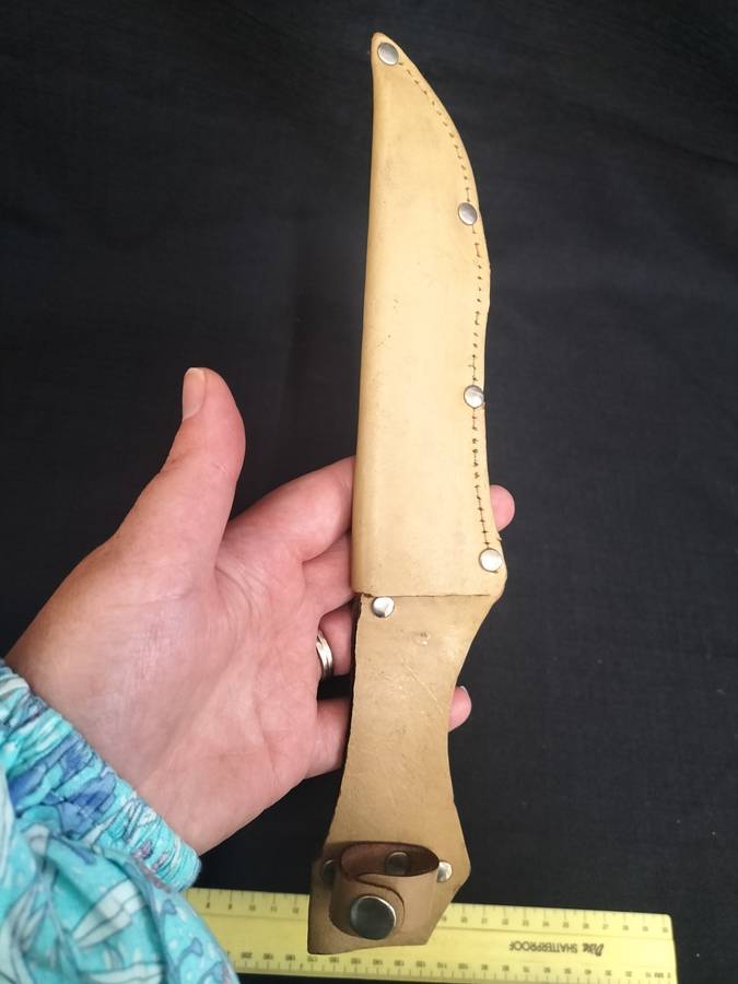 Tramontina Inox - Stainless Steel Hunting Knife with Sheath- Made in Brazil