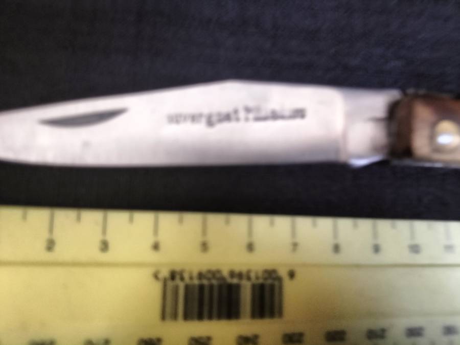 Stunning `Lauvergnat Miladiou` Folding Knife With Wood Handle