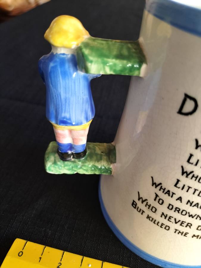 Vintage Child Mug - Royal Bradwell Arthur Wood - Made in England - Ding Dong Bell