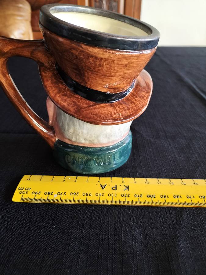 Vintage Hand Painted Lancaster Sandland Toby Jug - Tony Weller- Made in England- H-13cm