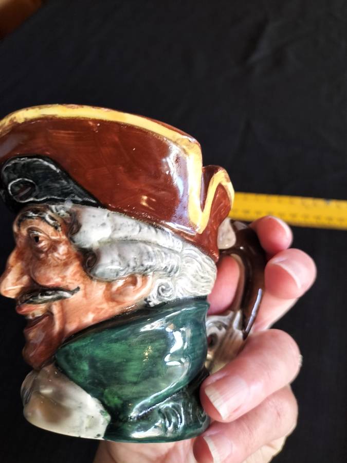 Vintage Royal Doulton Character Jug 1936- Souvenir From Bentalls H-8cm- Dick Turpin -Made in England