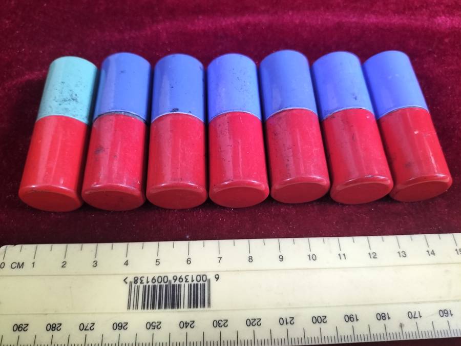 Collection of 7 Vintage Tube Lighters Made in Switzerland