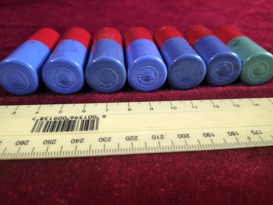 Collection of 7 Vintage Tube Lighters Made in Switzerland