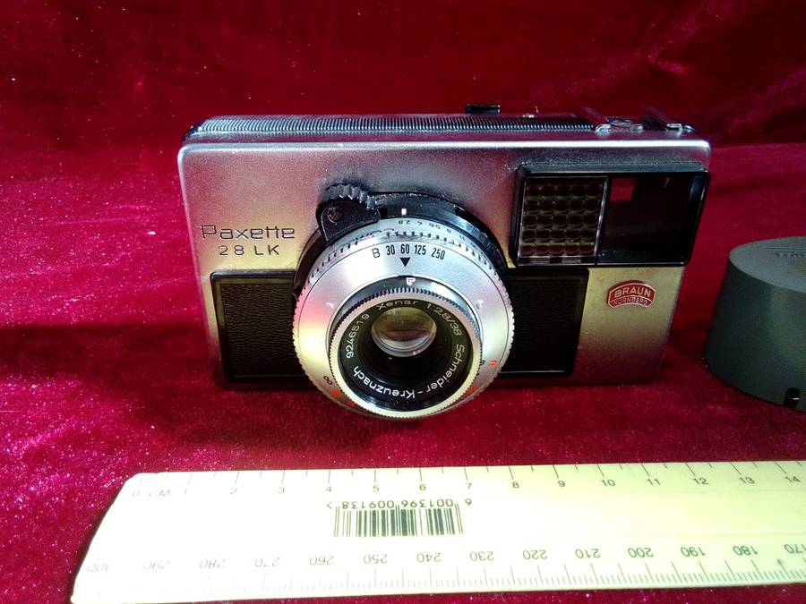 Stunning Vintage Bruan Nurnberg Paxette 28 LK In Original Leather Case  -Made in Germany