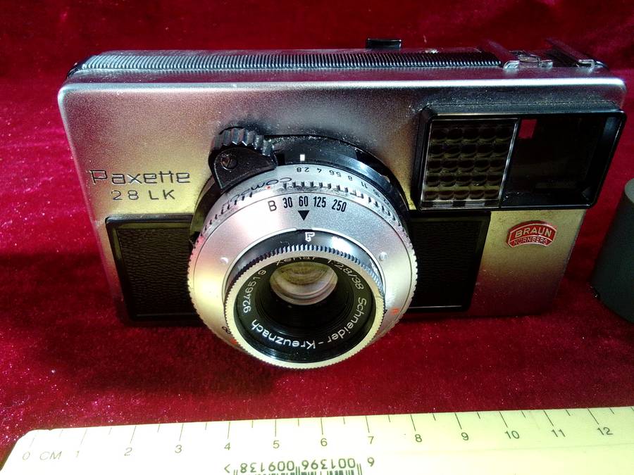 Stunning Vintage Bruan Nurnberg Paxette 28 LK In Original Leather Case  -Made in Germany