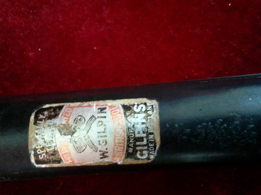 Vintage British W.Gilphin Fireman Axe with Leather Belt and Holder