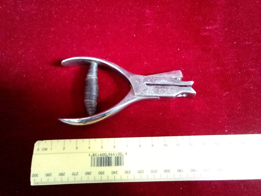 Stunning Vintage S.A.R - S.A.S Conductors Ticket Punch