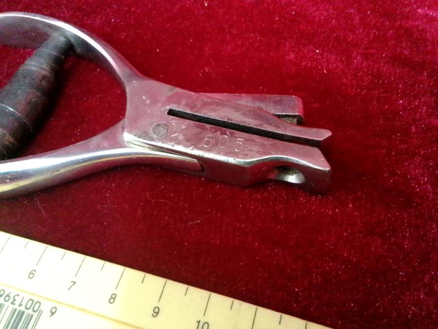 Stunning Vintage S.A.R - S.A.S Conductors Ticket Punch