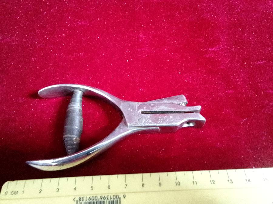 Stunning Vintage S.A.R - S.A.S Conductors Ticket Punch