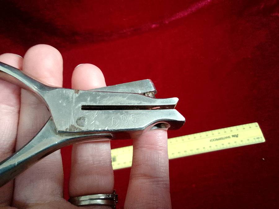 Stunning Vintage S.A.R - S.A.S Conductors Ticket Punch