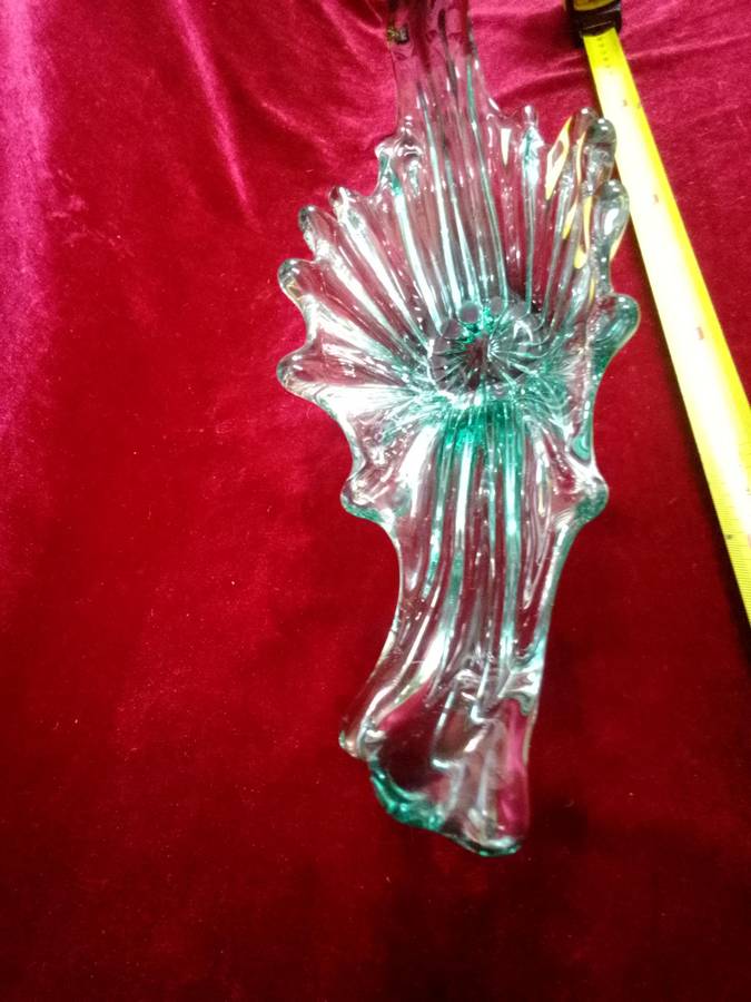 Beautiful Vintage Murano Contemporary Glass Decorative Centerpiece Bowl   - Good Condition