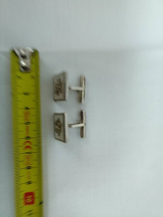 Stunning Hong Kong Sterling Silver And Mother Of Pearl Cufflinks - 14.6g - View Description